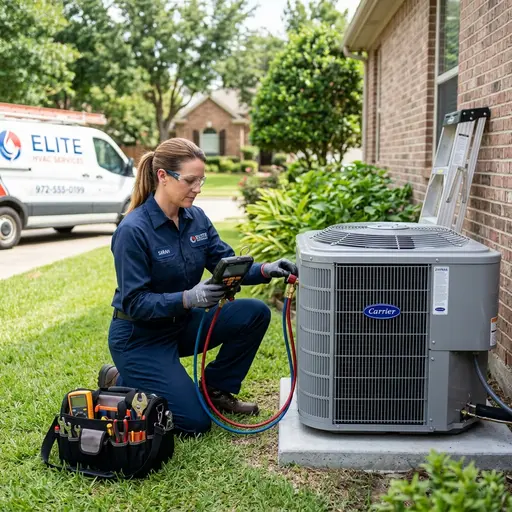 Professional HVAC Contractor providing heating and cooling services